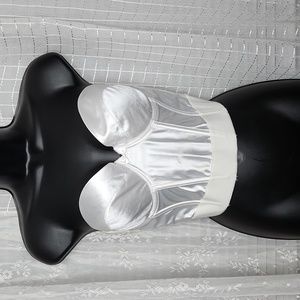 Women's Wonder White Long Strapless Bra Sz36C